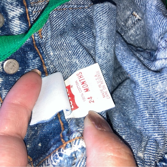 Vintage Orange Tab Toddler Levi’s size 24 mos - Picture 4 of 8